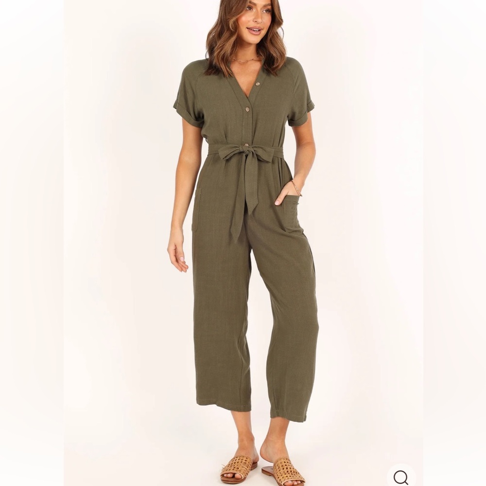 Petal & Pup Archie Jumpsuit - Brown